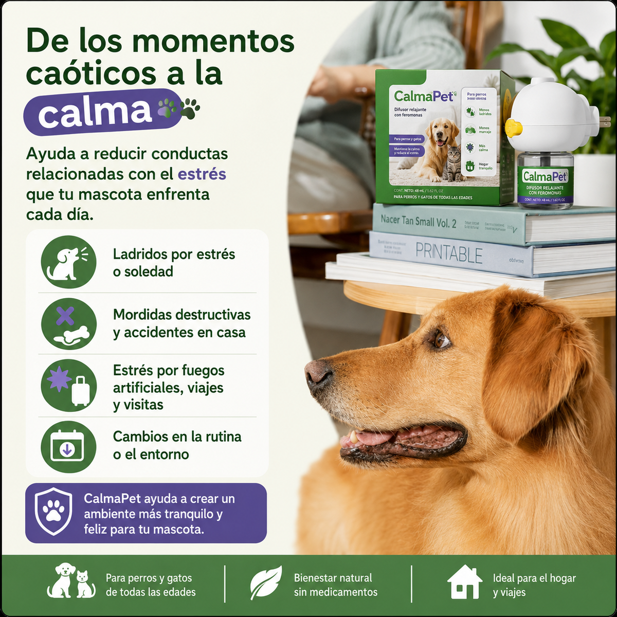 Calmapet Kit de difusor calmante para perros