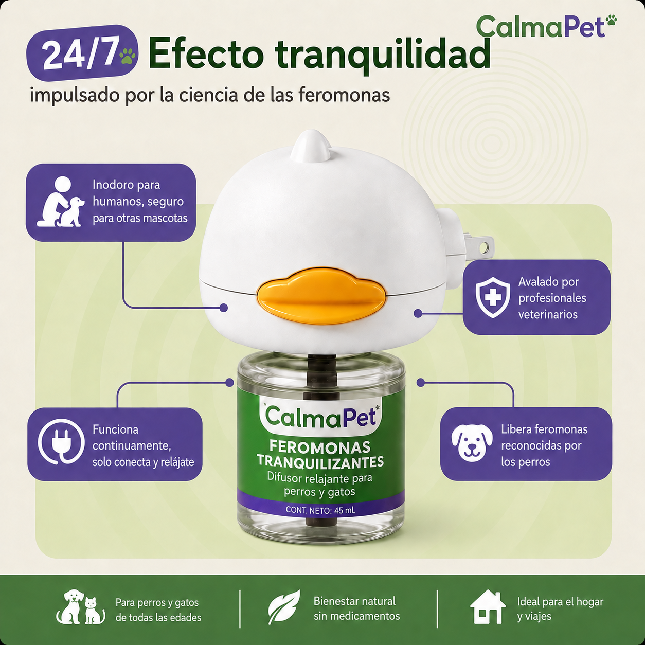 Calmapet Kit de difusor calmante para perros